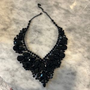 Black Crystal Necklace